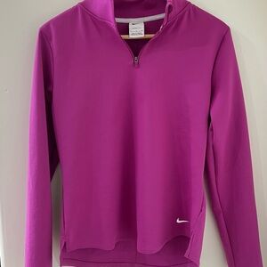 Nike Fuchsia Therma-Fit Quarter-Zip Top